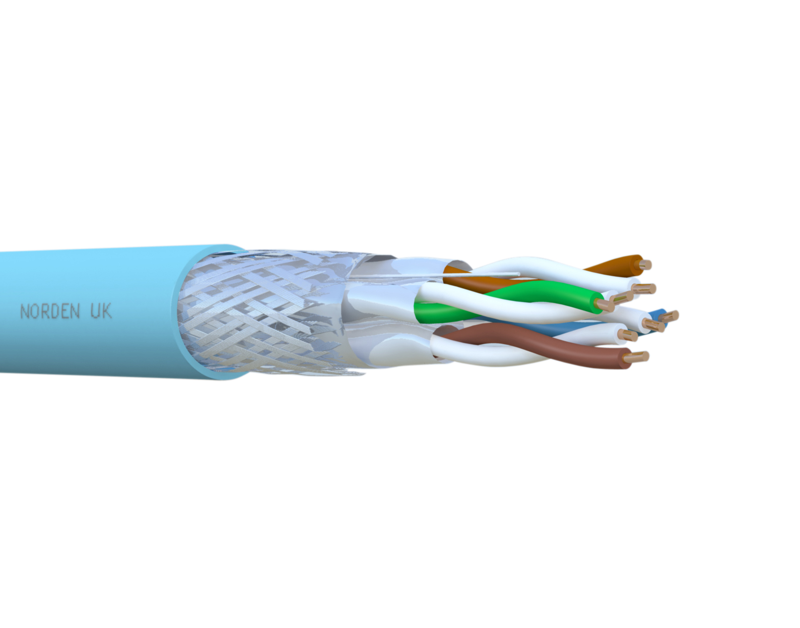 Category 6a S/FTP 4 pair cable LSOH